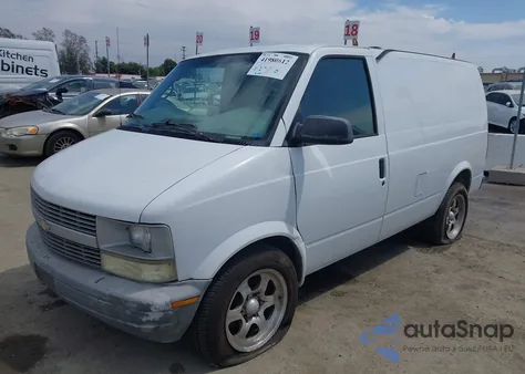2003 Chevrolet Astro из США, поврежденный, VIN 1GCDM19X03B132311